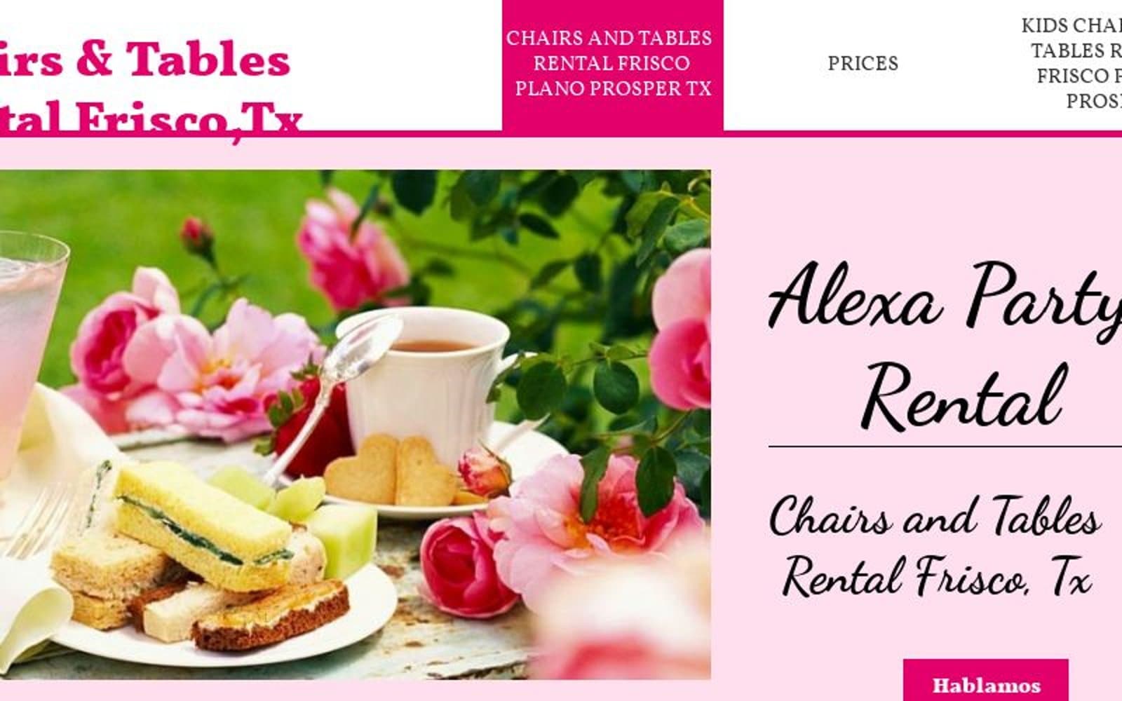 Alexa Party Rental tent