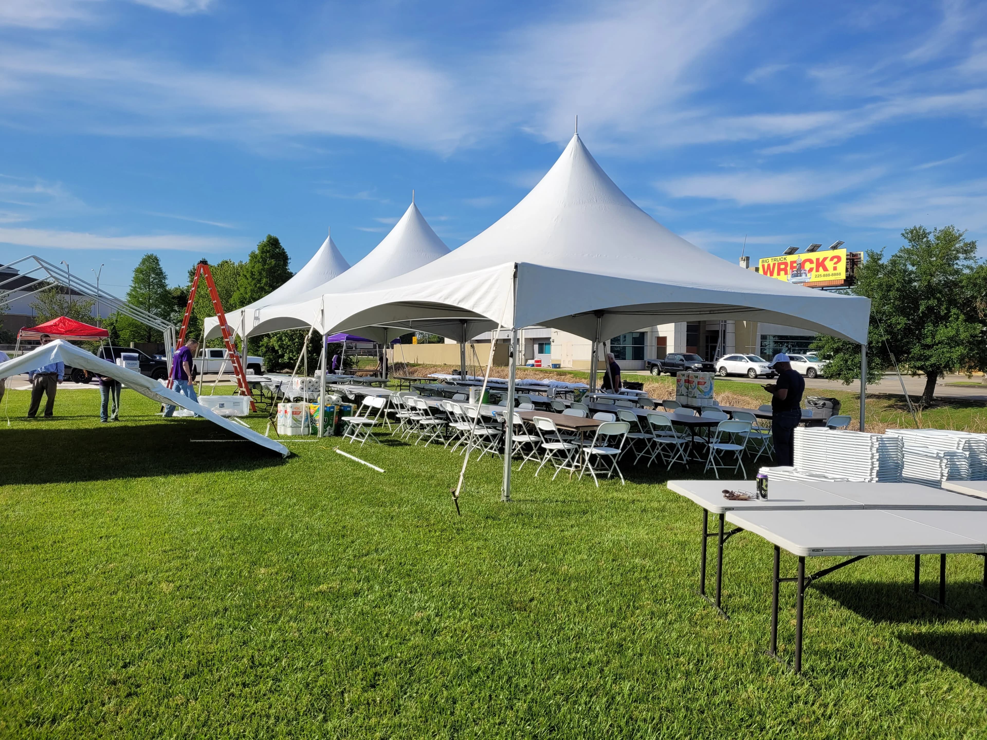 Backyard Party Tent Rentals marquee