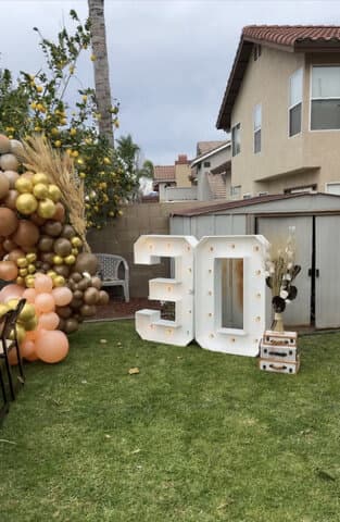 Banda's Party Rental marquee