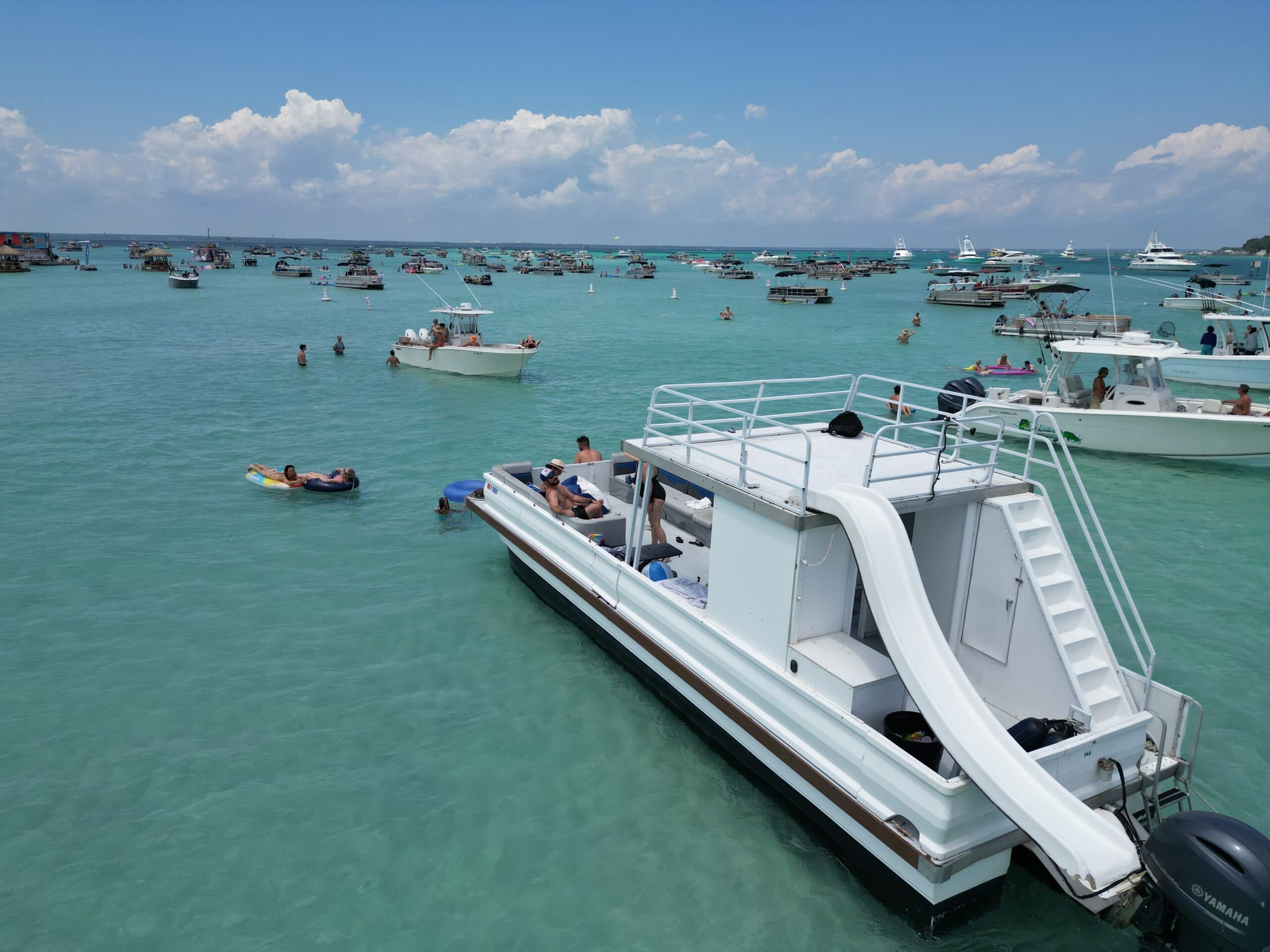 Destin Party Pontoon tent
