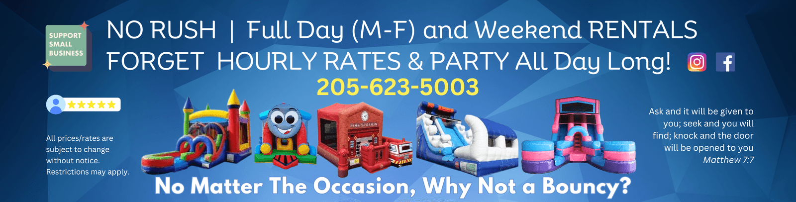 Pick Up Your Party marquee