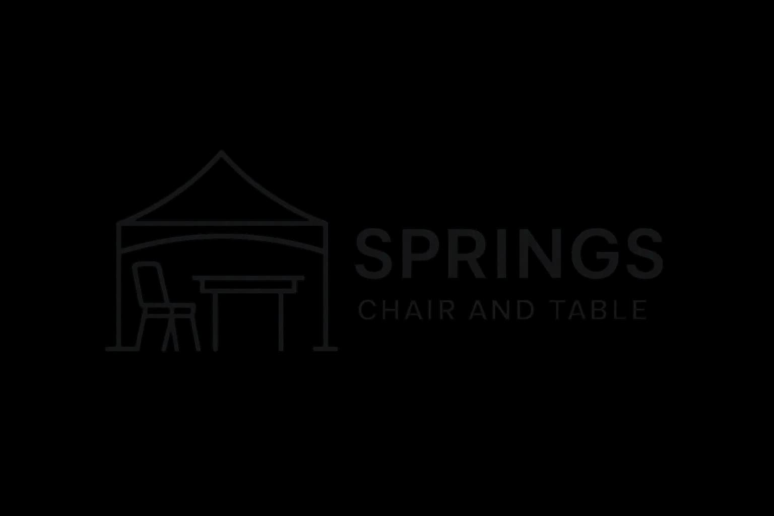 Springs Chair & Table tent