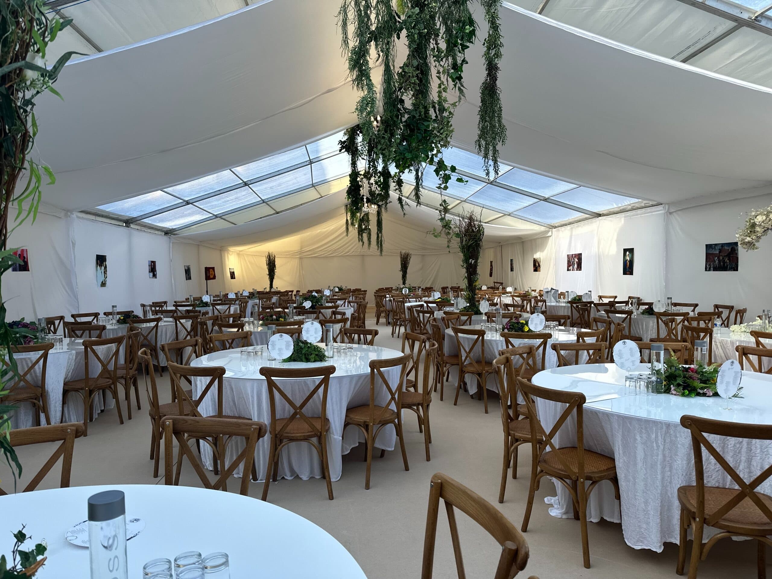 Shaded Celebrations Tent Rental marquee